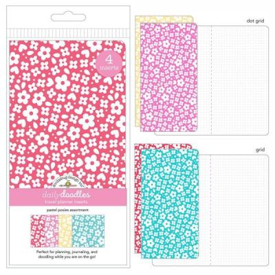 Doodlebug Design Daily Doodles Travel Planner - Pastel Posies Assortment